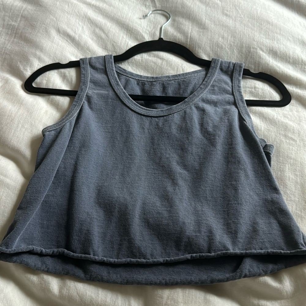 Brandy Melville Dusty Navy Tank